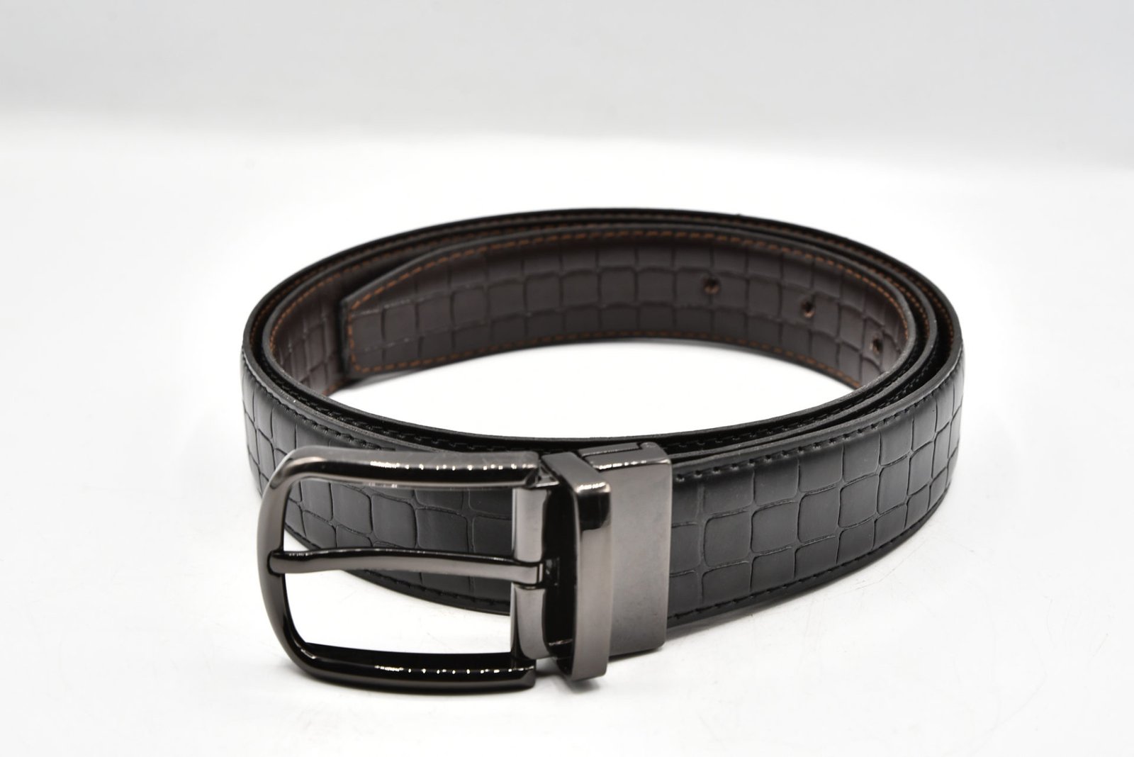 100% PU LEATHER BELT WITH PREMIUM TWISTER BUCKLE - Denk Helder